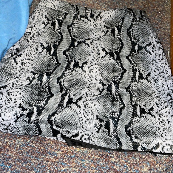 never worn. leather skirt - Picture 1 of 1